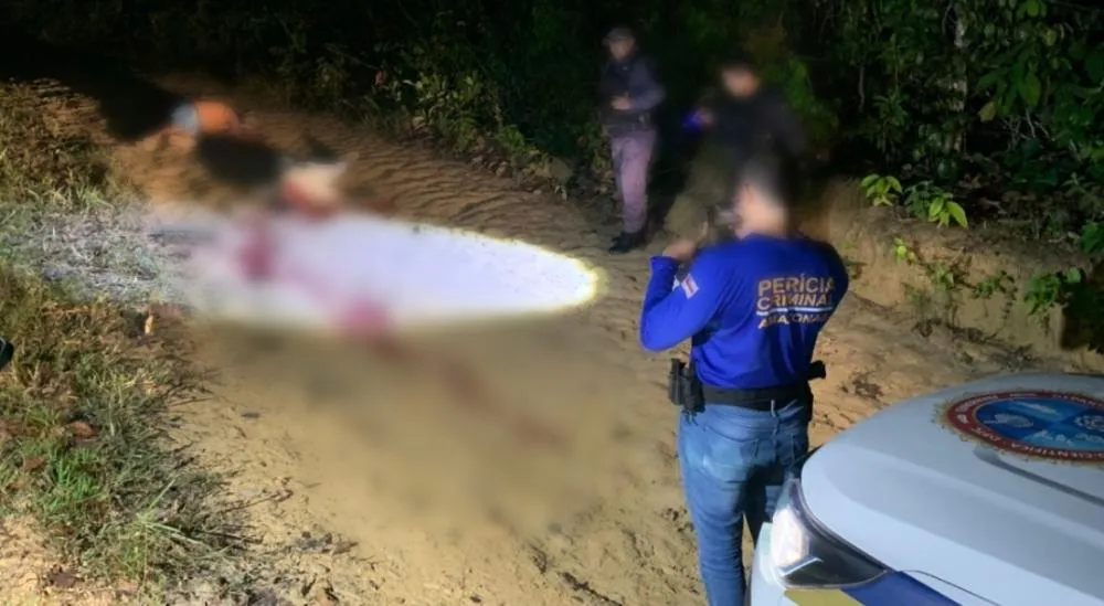 Dois homens são assassinad0s a tir0s na estrada do brasileirinho.