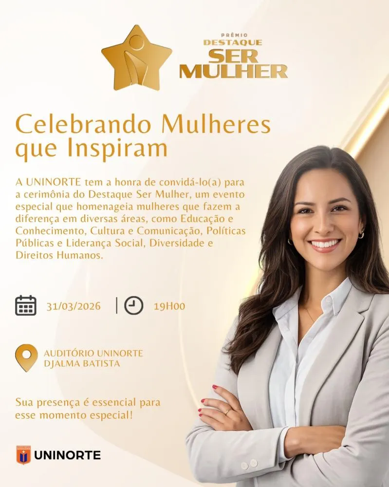Protagonismo feminino: Prêmio “Ser Mulher – Destaque 2026” celebra trajetórias inspiradoras em Manaus