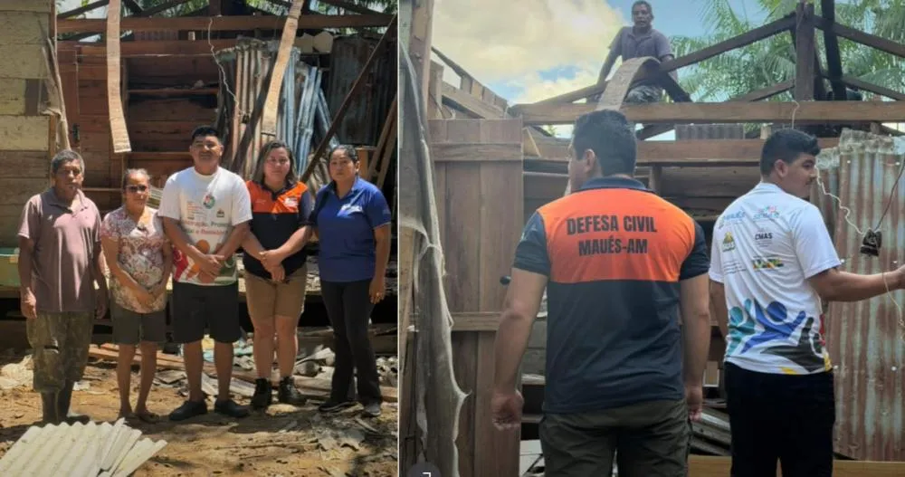 Prefeita Macelly Veras presta assistência imediata à família atingida por temporal em Maués